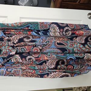 SHEIN Multicolor Paisley Print Pants
